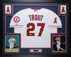 Mike Trout Autographed and Framed Los Angeles Angels Jersey