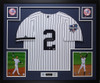 Derek Jeter Autographed and Framed New York Yankees Jersey