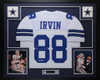 Michael Irvin Autographed and Framed Dallas Cowboys Jersey