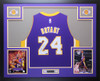Kobe Bryant Autographed and Framed Los Angeles Lakers Jersey