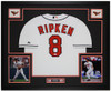 Cal Ripken Autographed and Framed Baltimore Orioles Jersey