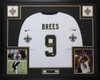 Drew Brees Autographed and Framed New Orleans Saints Jersey