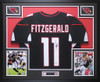 Larry Fitzgerald Autographed and Framed Arizona Cardinals Jersey