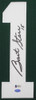 Bart Starr Autographed and Framed Green Packers Jersey Beckett COA D3-L