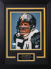 Jack Lambert Autographed and Framed Pittsburgh Steelers Photo