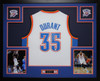 Kevin Durant Autographed and Framed Oklahoma City Thunder Jersey