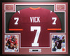 Michael Vick Autographed and Framed Virginia Tech Hokies Jersey