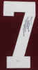 Michael Vick Autographed & Framed Maroon Virginia Tech Hokies Jersey JSA COA