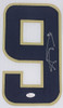 Aaron Donald Autographed & Framed White Los Angeles Rams Jersey JSA COA