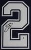 Emmitt Smith Autographed & Framed Blue Dallas Cowboys Jersey Beckett COA