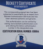 Emmitt Smith Autographed & Framed Blue Dallas Cowboys Jersey Beckett COA