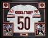 Mike Singletary Autographed and Framed Chicago Bears Jersey