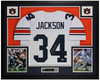 Bo Jackson Autographed & Framed White Auburn Tigers Jersey Beckett Certified