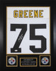 Joe Greene Autographed and Framed Pittsburgh Steelers Jersey
