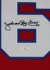 Julius Erving Autographed & Framed Red Philadelphia 76ers Jersey JSA COA