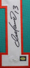 Dan Marino Autographed & Framed Teal Miami Dolphins Jersey JSA COA