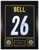 Leveon Bell Autographed and Framed Pittsburgh Steelers Jersey