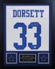 Tony Dorsett Autographed and Framed Dallas Cowboys Jersey