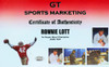 Ronnie Lott Autographed & Framed Red 49ers Jersey Auto GTSM Cert