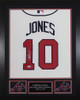 Chipper Jones Autographed and Framed Atlanta Braves Jersey