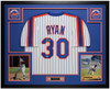 Nolan Ryan Autographed and Framed New York Mets Jersey