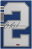 Barry Sanders Autographed & Framed Blue Detroit Lions Jersey Auto Tristar COA