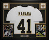 Alvin Kamara Autographed and Framed New Orleans Saints Jersey