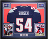 Tedy Bruschi Autographed and Framed New England Patriots Jersey