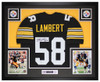 Jack Lambert Autographed and Framed Pittsburgh Steelers Jersey