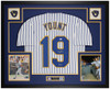 Robin Yount Autographed and Framed Milwaukee Brewers Jersey