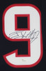 JJ Watt Autographed & Framed Blue Texans Nike Jersey Auto JSA COA