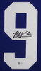 Michael Strahan Autographed and Framed Blue Giants Jersey Auto Beckett COA