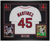 Pedro Martinez Autographed and Framed Boston Red Sox Jersey