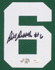 Bill Russell Autographed & Framed Green Celtics Jersey Auto JSA Cert