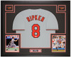 Cal Ripken Autographed and Framed Baltimore Orioles Jersey