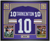 Fran Tarkenton Autographed and Framed Minnesota Vikings Jersey