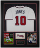 Chipper Jones Autographed and Framed Atlanta Braves Jersey