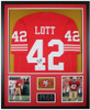 Ronnie Lott Autographed and Framed San Francisco 49ers Jersey