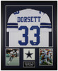 Tony Dorsett Autographed and Framed Dallas Cowboys Jersey