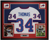 Thurman Thomas Autographed and Framed Buffalo Bills Jersey