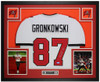 Rob Gronkowski Autographed and Framed Tampa Bay Buccaneers Jersey