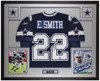 Emmitt Smith Autographed and Framed Dallas Cowboys Jersey