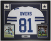 Terell Owens Autographed and Framed Dallas Cowboys Jersey