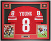 Steve Young Autographed and Framed San Francisco 49ers Jersey