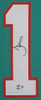 Tyreek Hill Autographed & Framed Teal Miami Jersey Auto Beckett COA