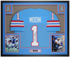 Warren Moon Autographed and Framed Houston Oilers Jersey