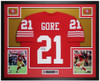 Frank Gore Autographed and Framed San Francisco 49ers Jersey