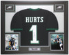 Jalen Hurts Autographed and Framed Philadelphia Eagles jersey