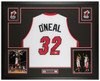 Shaquille O'Neal Autographed and Framed Miami Heat jersey