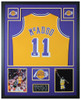 Bob McAdoo Autographed and Framed Los Angeles Lakers jersey